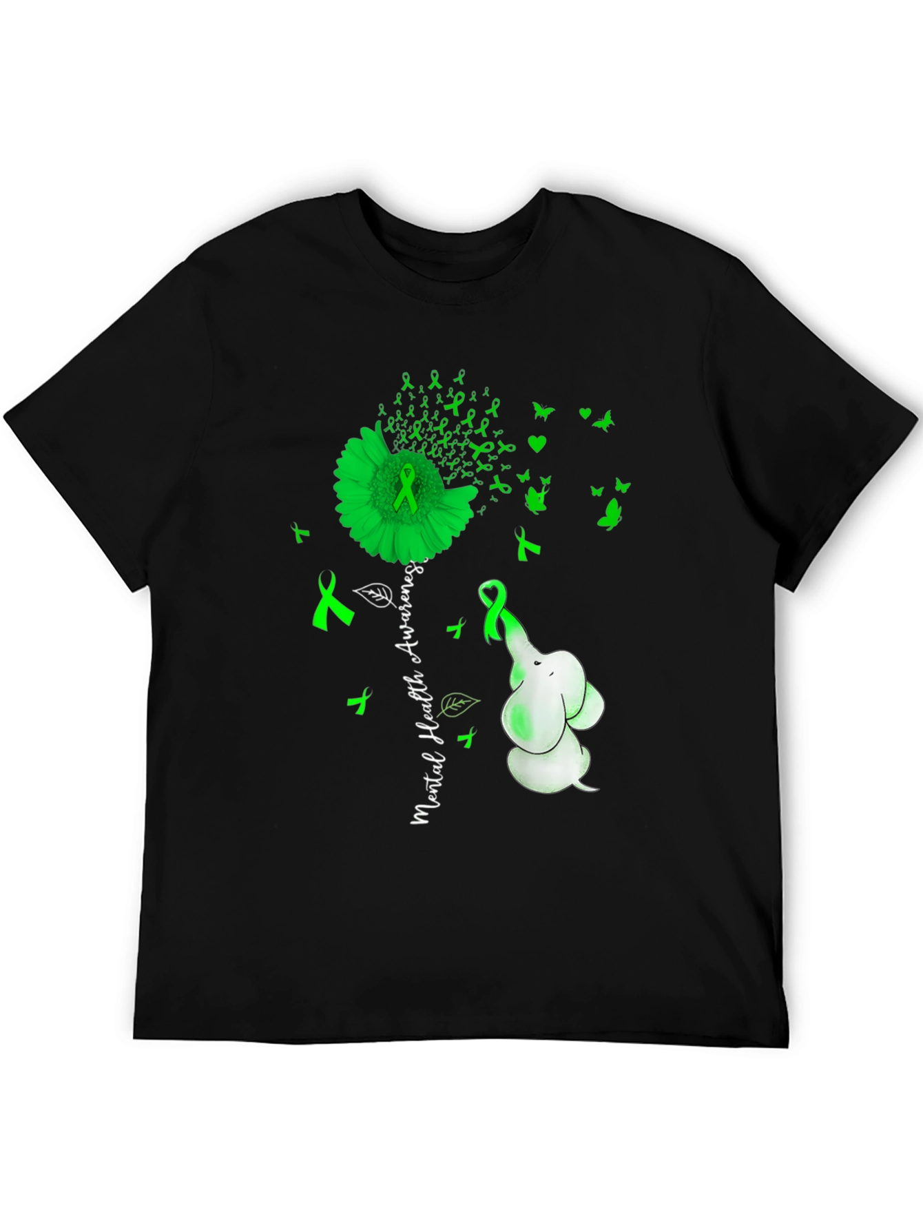 Mental Health Awareness Elephant T-Shirt