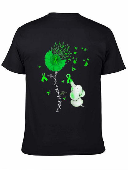 Mental Health Awareness Elephant T-Shirt
