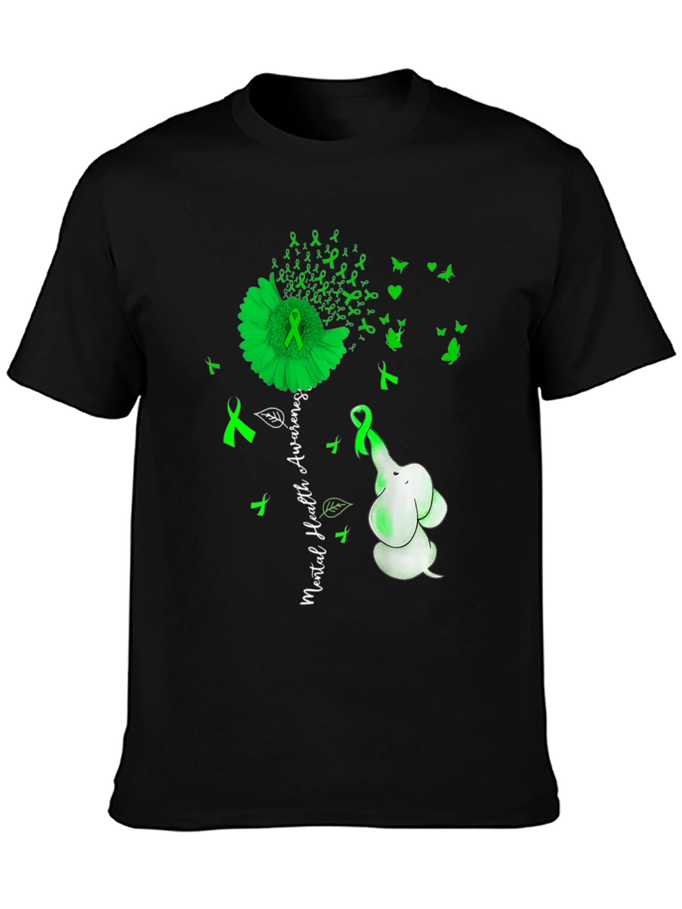 Mental Health Awareness Elephant T-Shirt