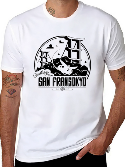 San Fransokyo Black T-Shirt