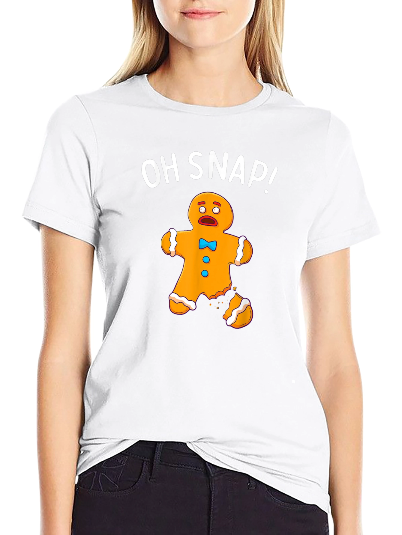 Funny Oh Snap! Gingerbread Man T-Shirt
