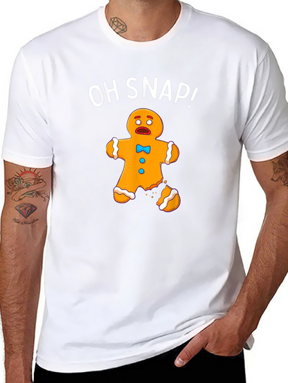Funny Oh Snap! Gingerbread Man T-Shirt