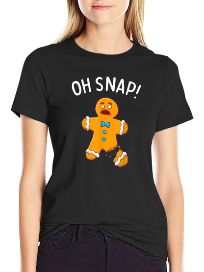 Funny Oh Snap! Gingerbread Man T-Shirt