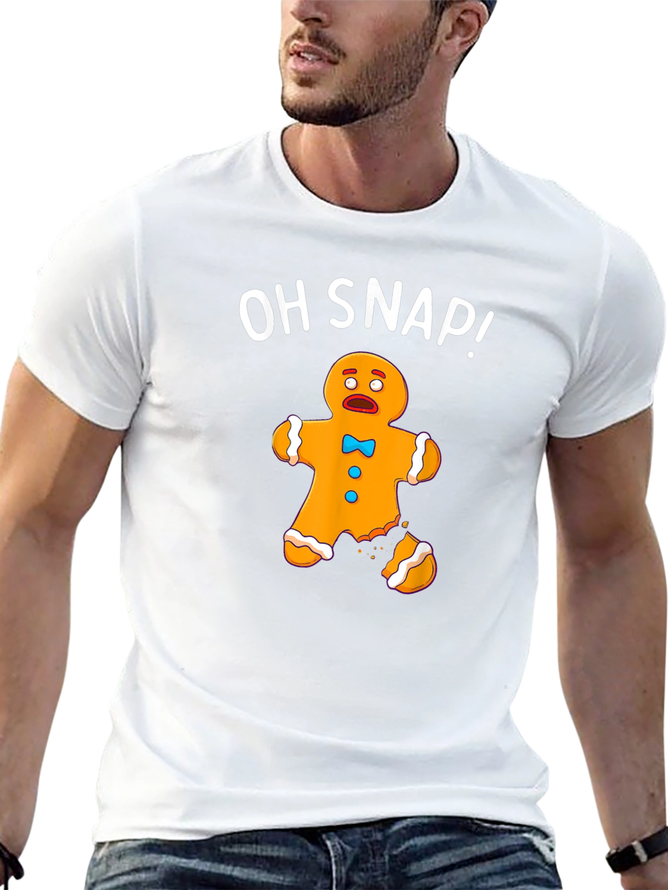 Funny Oh Snap! Gingerbread Man T-Shirt