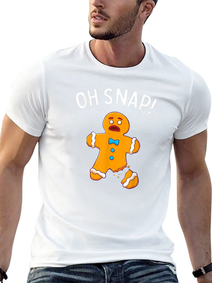 Funny Oh Snap! Gingerbread Man T-Shirt