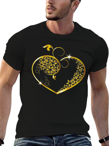 Floral Heart Graphic Tee