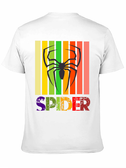 Retro Spider Graphic Tee -  Unique Design