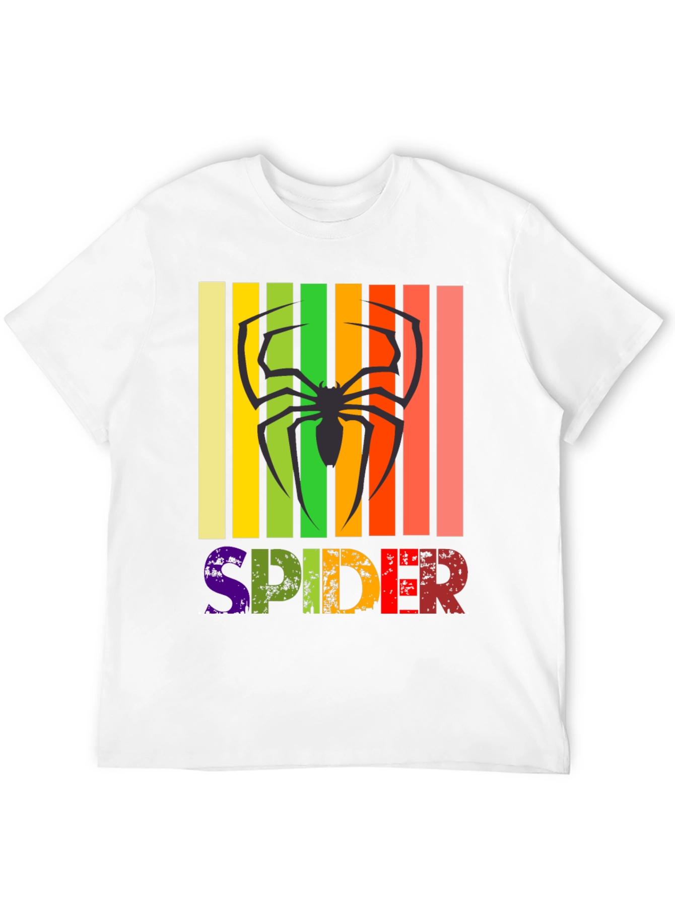 Retro Spider Graphic Tee -  Unique Design