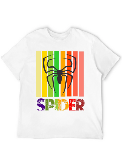 Retro Spider Graphic Tee -  Unique Design