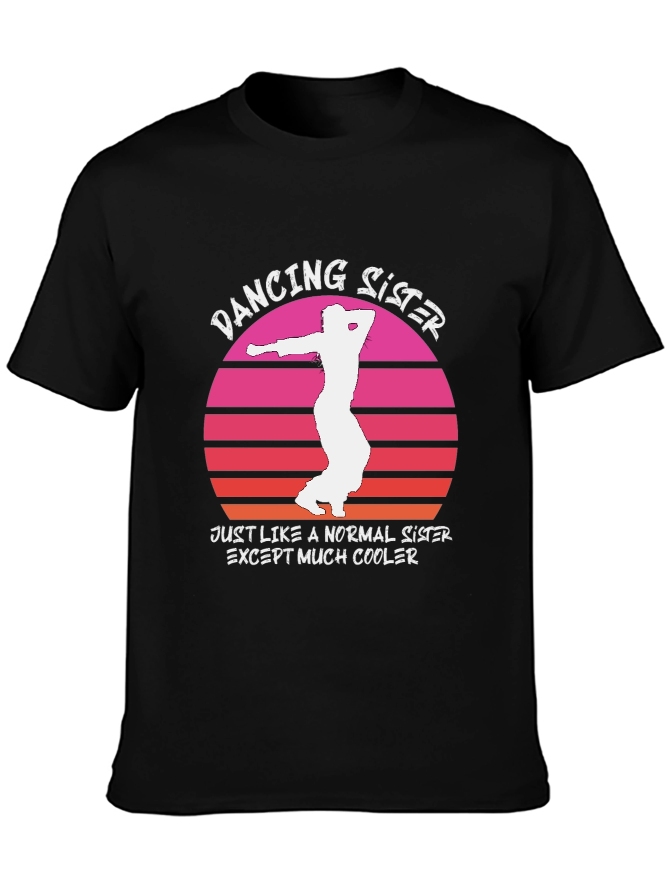 Dancing Sister Graphic Tee - Cool & Fun!