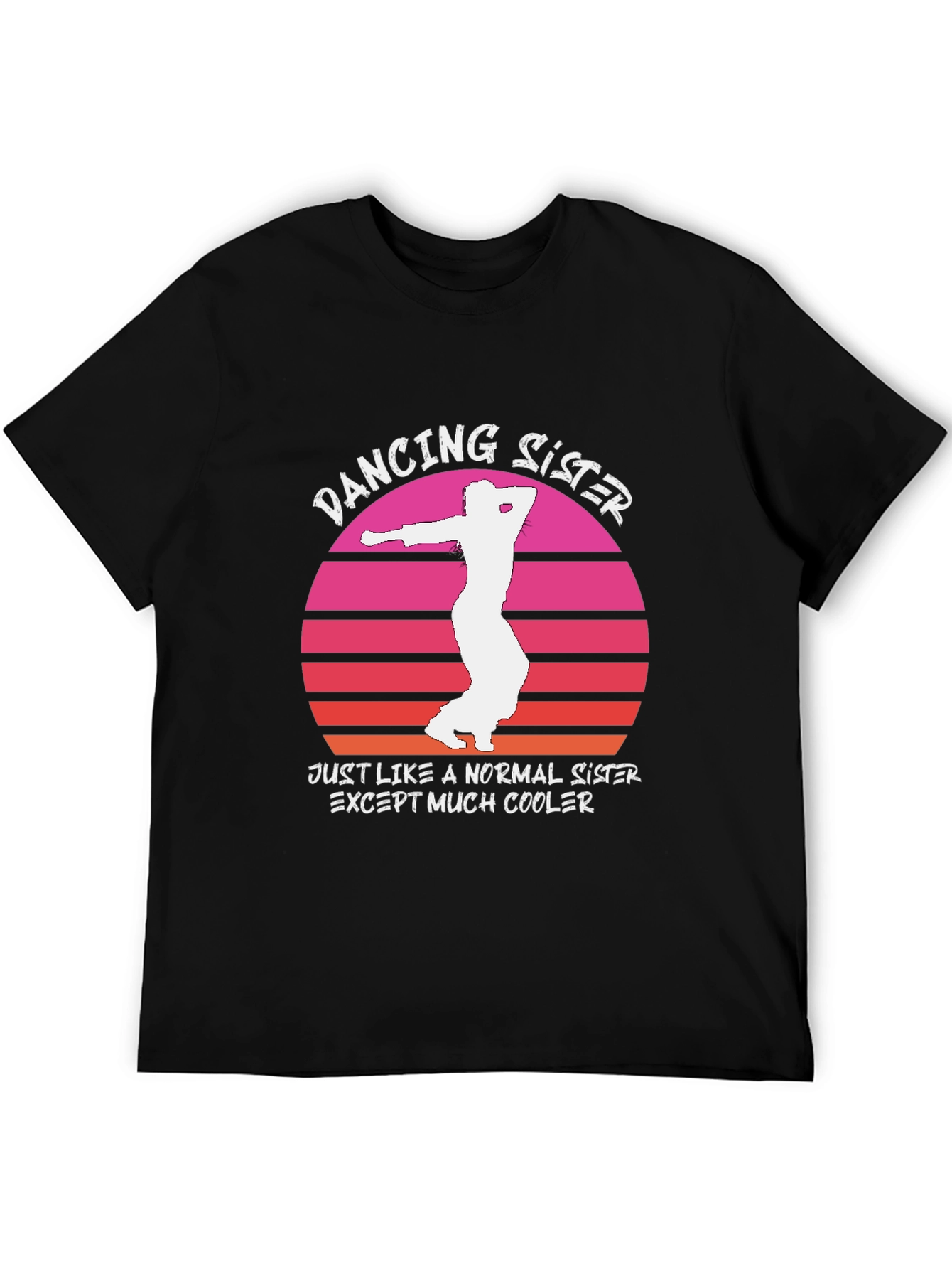 Dancing Sister Graphic Tee - Cool & Fun!