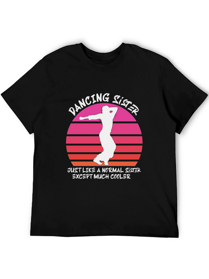 Dancing Sister Graphic Tee - Cool & Fun!