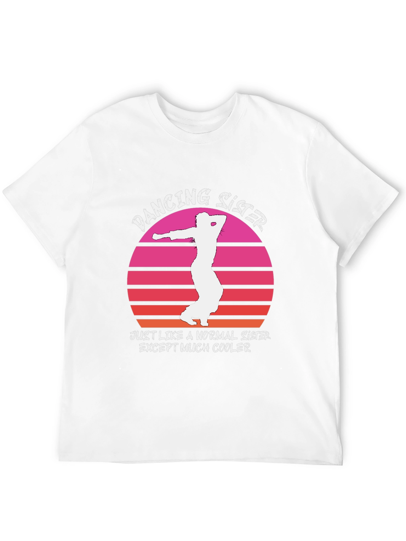 Dancing Sister Graphic Tee - Cool & Fun!