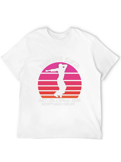 Dancing Sister Graphic Tee - Cool & Fun!
