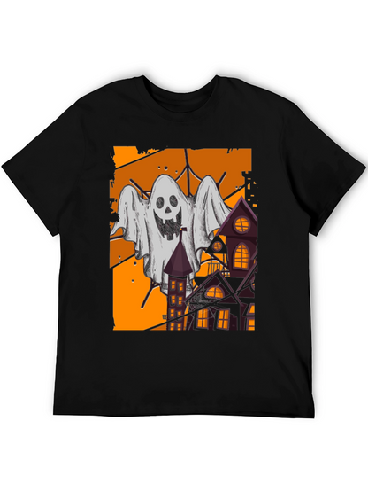 Spooky Ghost & Haunted House T-Shirt