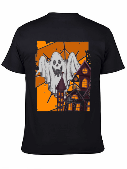 Spooky Ghost & Haunted House T-Shirt