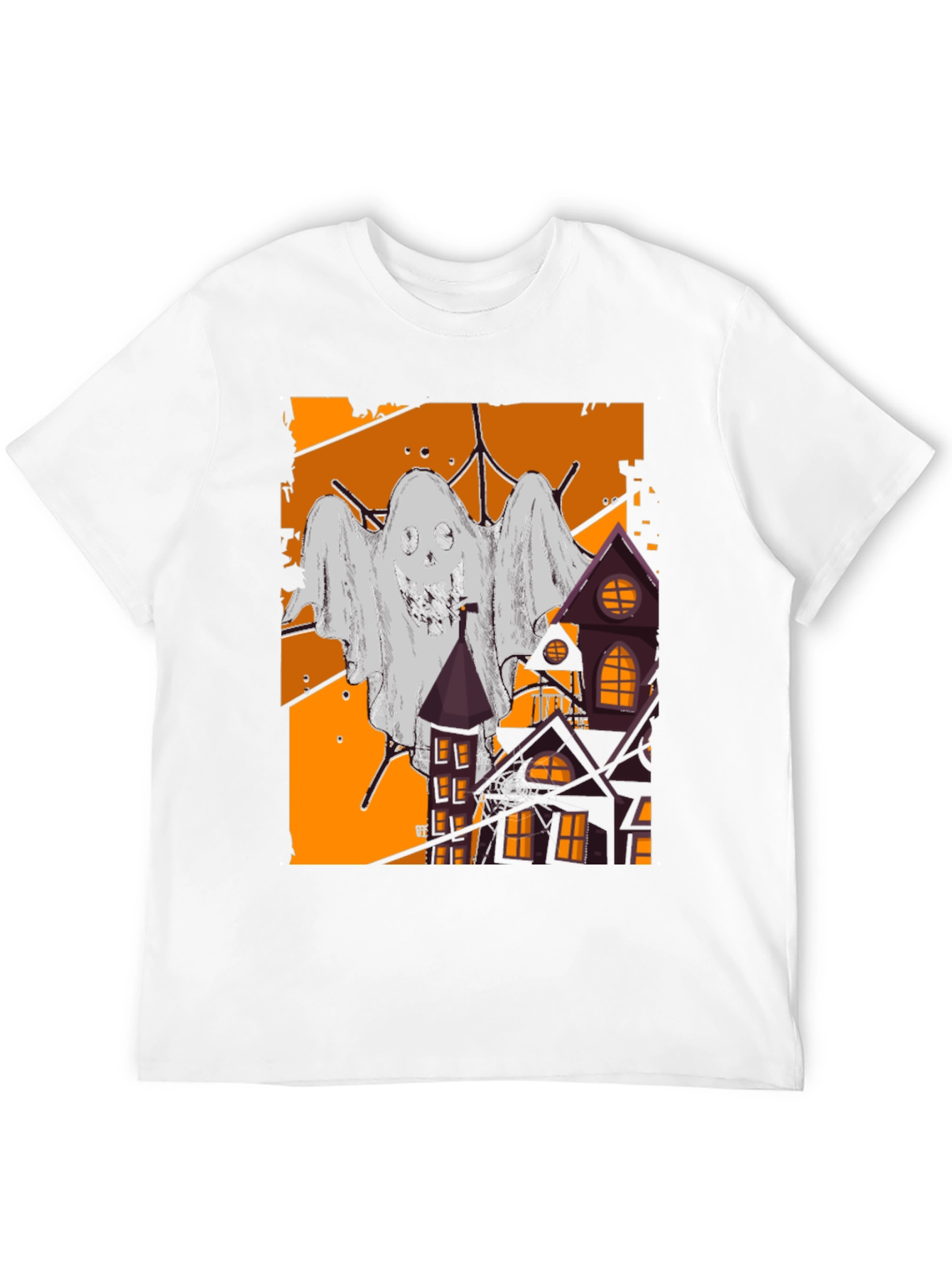 Spooky Ghost & Haunted House T-Shirt