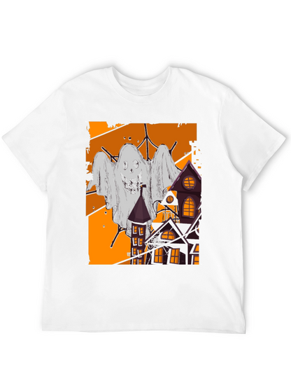 Spooky Ghost & Haunted House T-Shirt