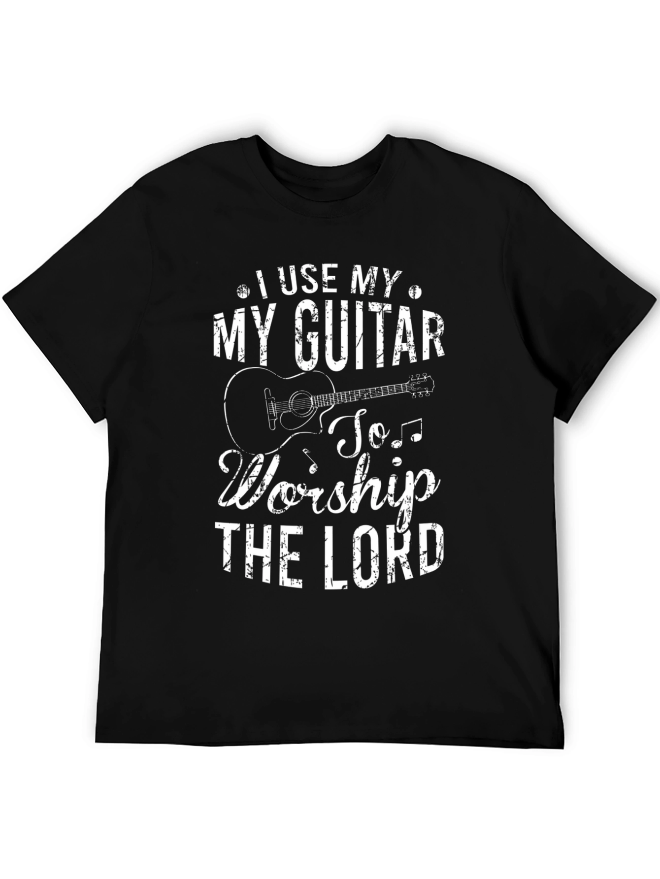 Guitar Worship T-Shirt - Christian Music Tee