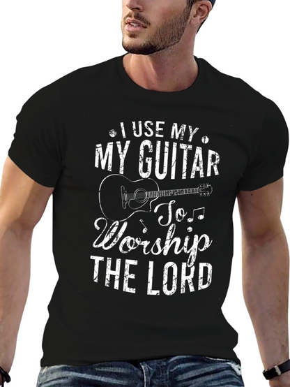 Guitar Worship T-Shirt - Christian Music Tee
