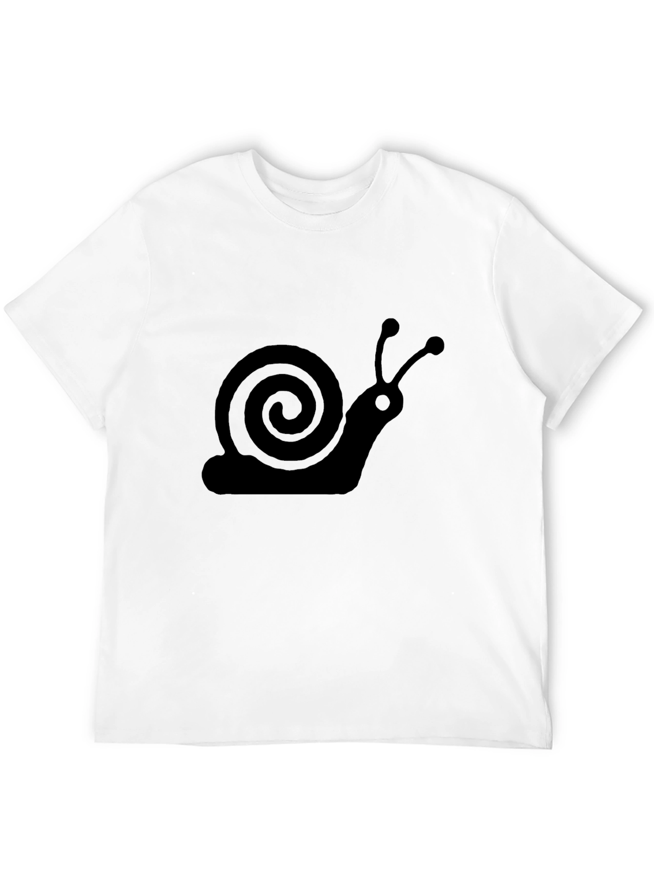 Snail Graphic Tee - Soft Cotton Crewneck T-Shirt