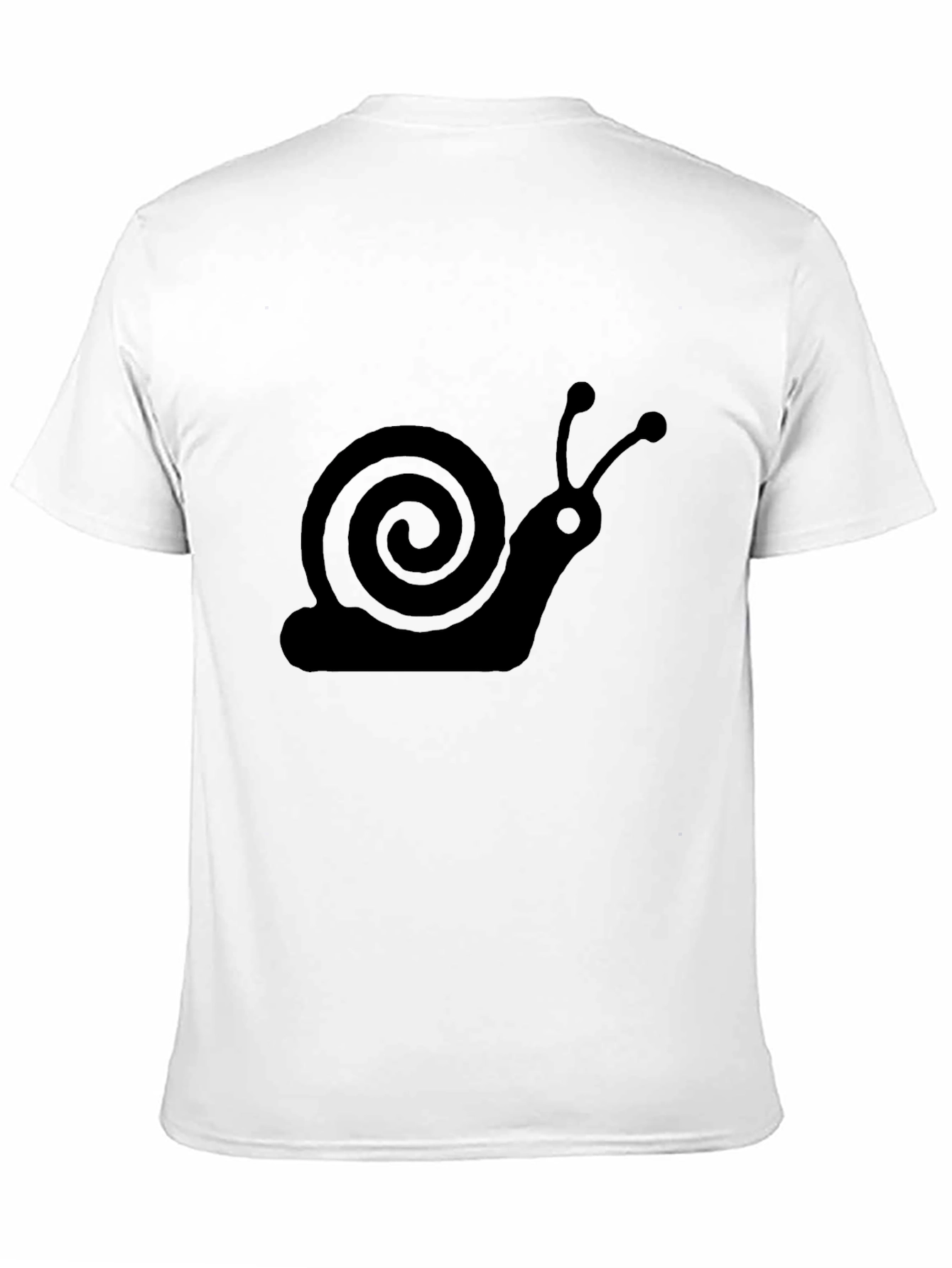 Snail Graphic Tee - Soft Cotton Crewneck T-Shirt