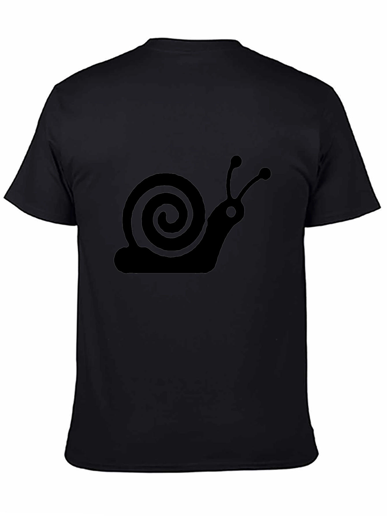 Snail Graphic Tee - Soft Cotton Crewneck T-Shirt