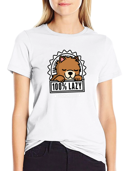 100% Lazy Guaranteed Graphic Tee