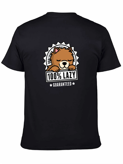 100% Lazy Guaranteed Graphic Tee