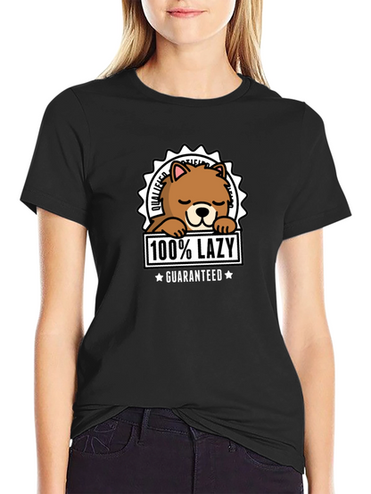 100% Lazy Guaranteed Graphic Tee