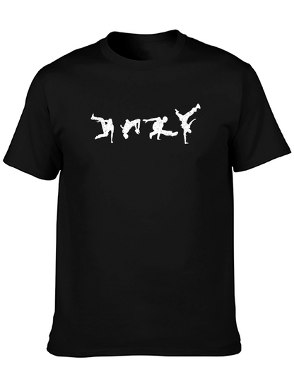 Breakdance Silhouette Graphic T-Shirt