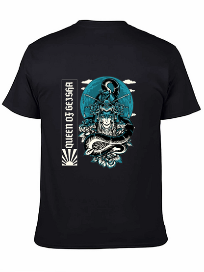 Queen Geisha Snake Graphic Tee