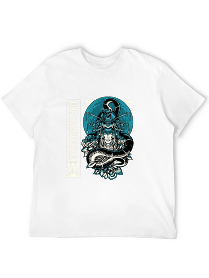 Queen Geisha Snake Graphic Tee