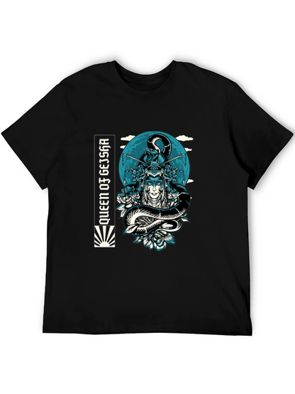 Queen Geisha Snake Graphic Tee