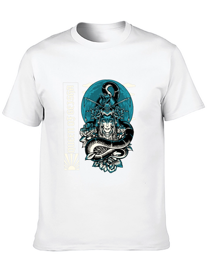 Queen Geisha Snake Graphic Tee