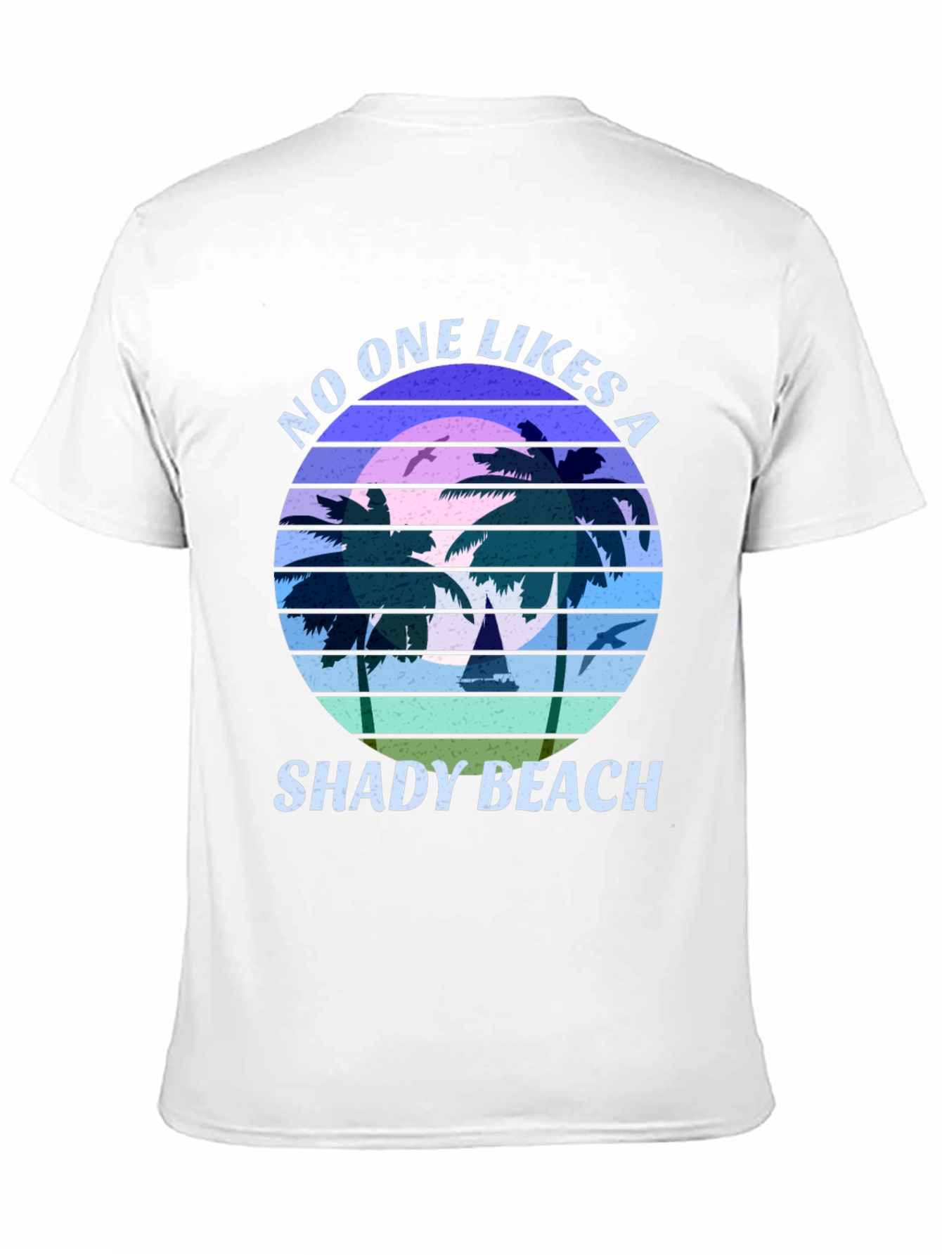 Shady Beach Graphic Tee - Retro Style