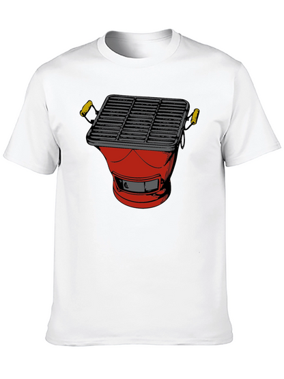 Grill Master Tee: BBQ Pit Graphic T-Shirt