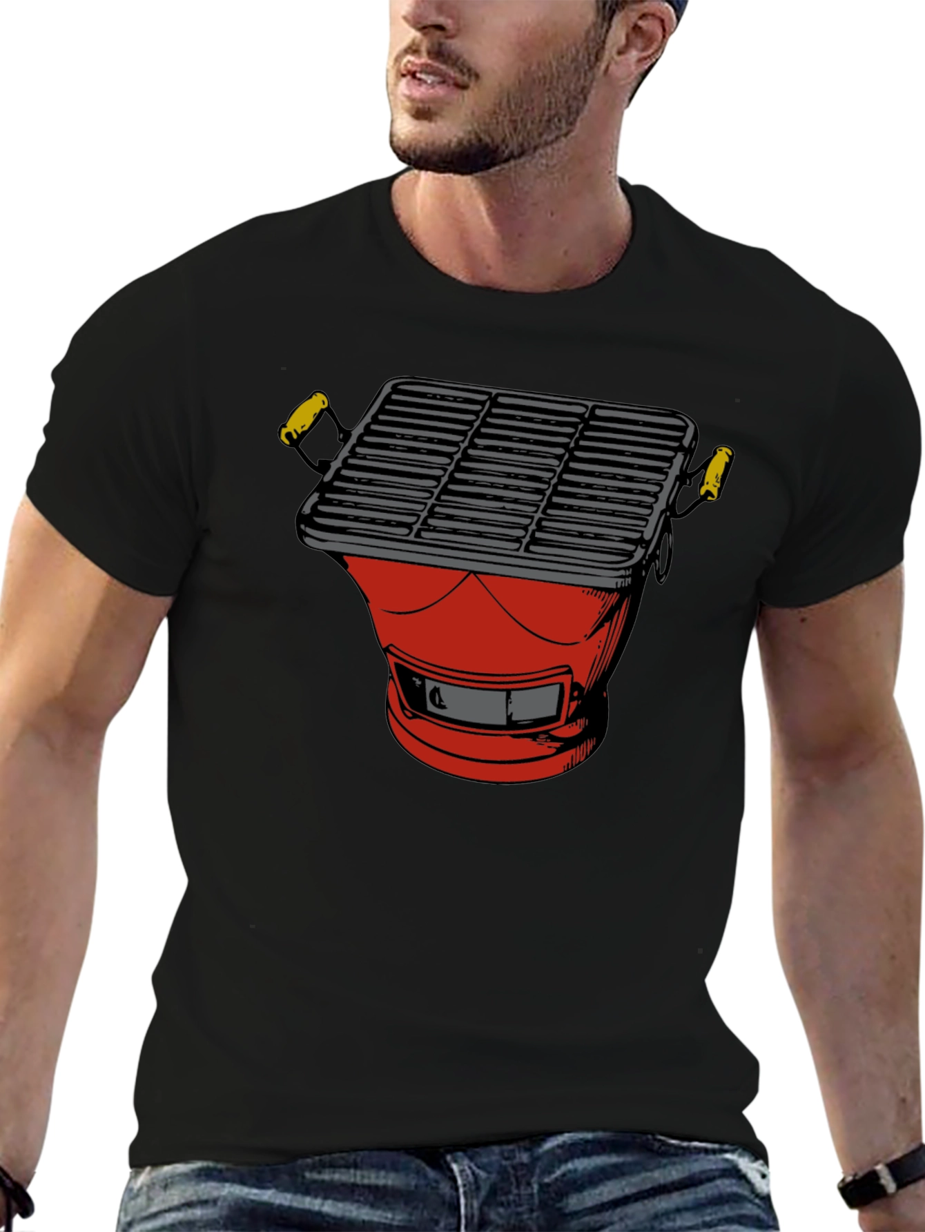 Grill Master Tee: BBQ Pit Graphic T-Shirt