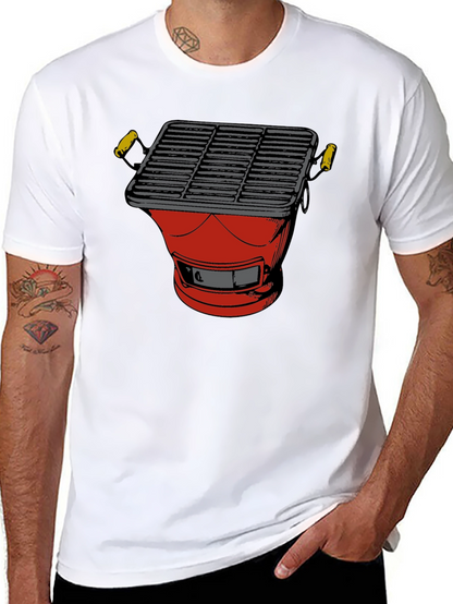 Grill Master Tee: BBQ Pit Graphic T-Shirt