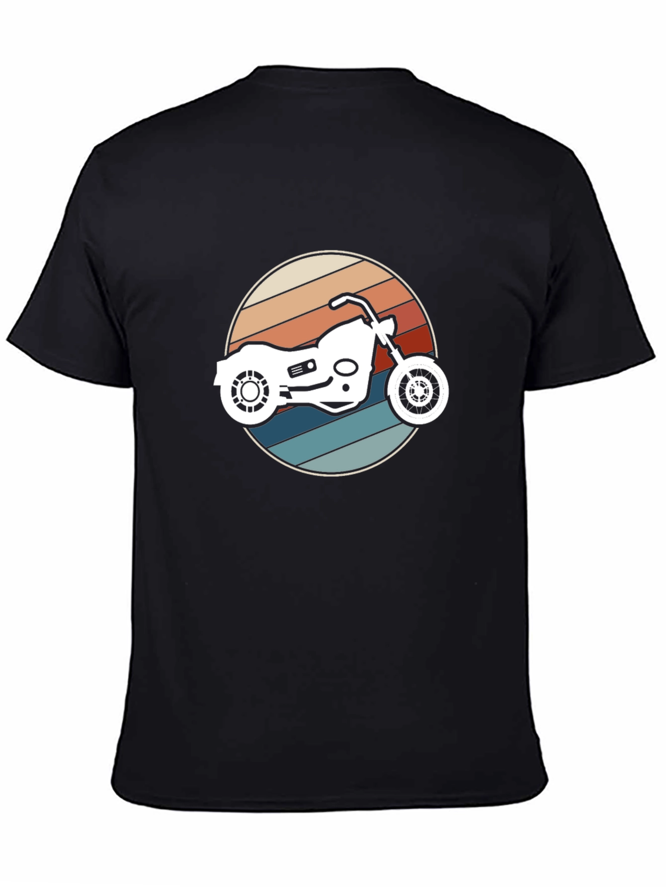 Retro Motorcycle Graphic T-Shirt