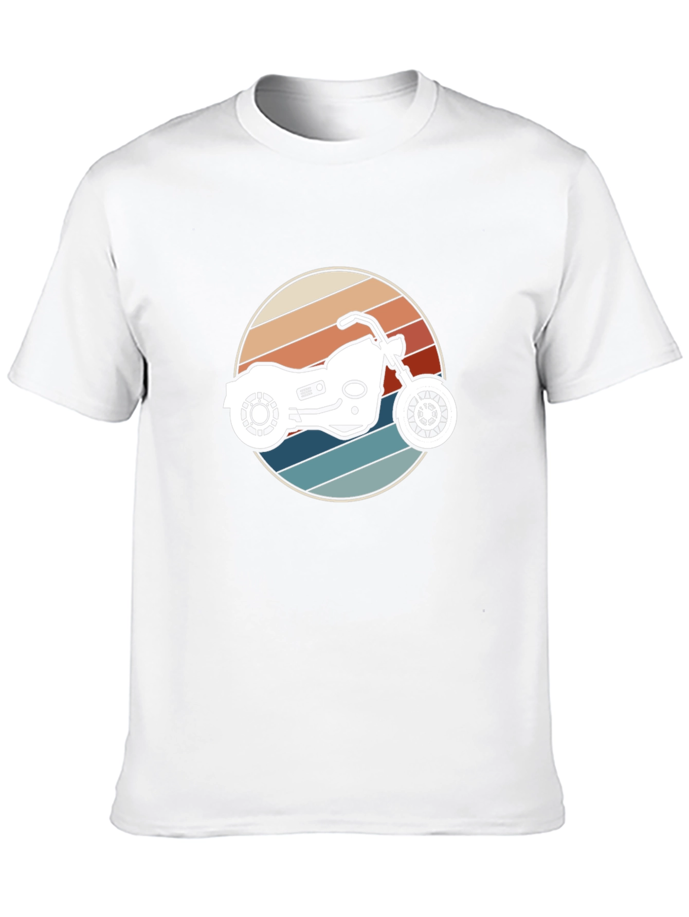 Retro Motorcycle Graphic T-Shirt