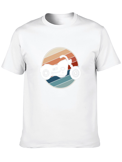 Retro Motorcycle Graphic T-Shirt