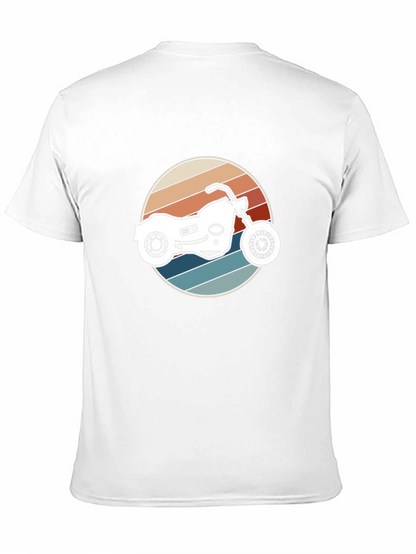 Retro Motorcycle Graphic T-Shirt