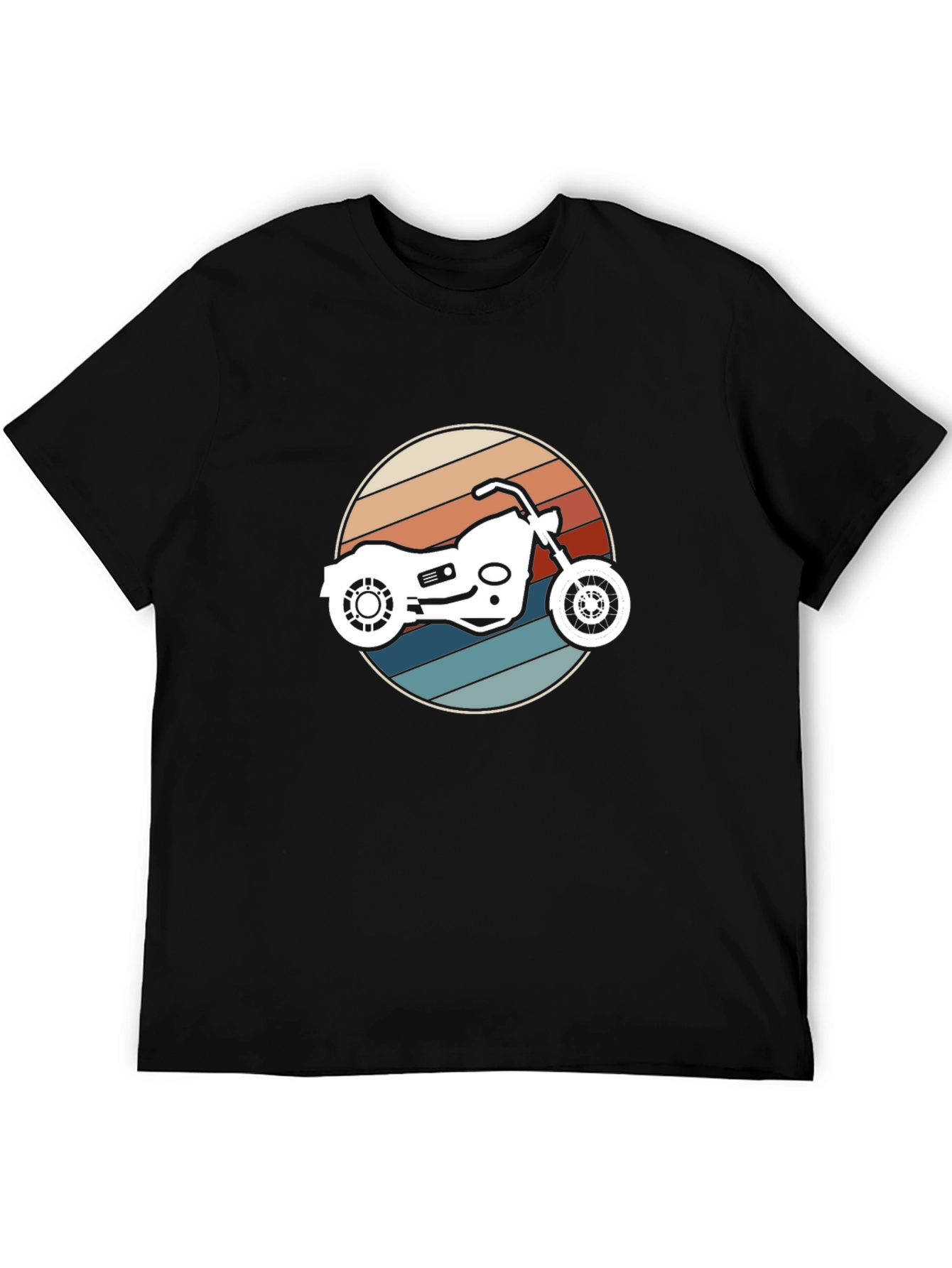 Retro Motorcycle Graphic T-Shirt