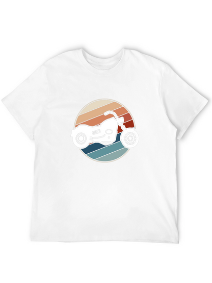 Retro Motorcycle Graphic T-Shirt
