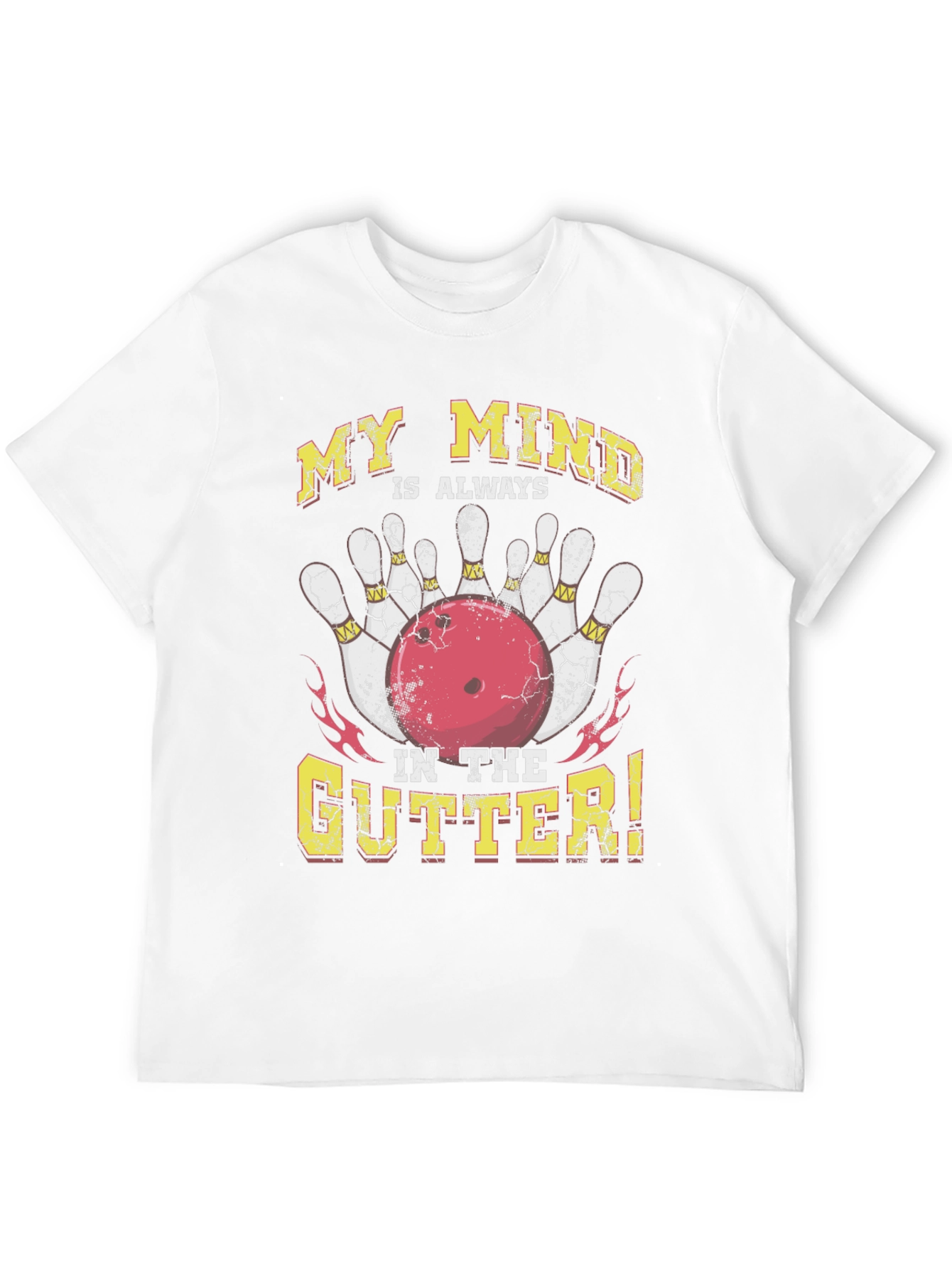 Bowling Mind in the Gutter Graphic Tee