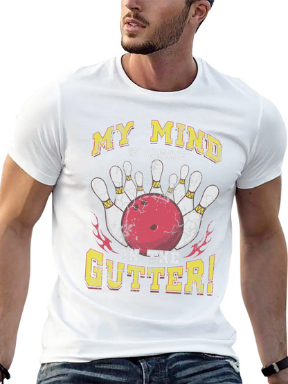 Bowling Mind in the Gutter Graphic Tee