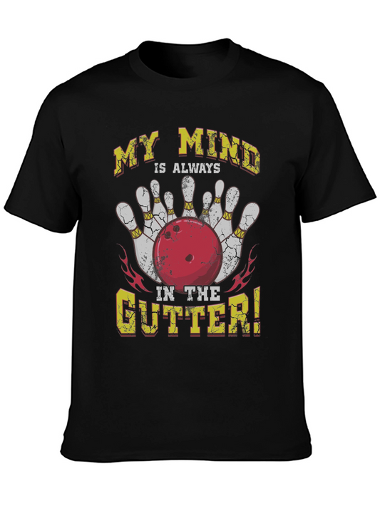 Bowling Mind in the Gutter Graphic Tee