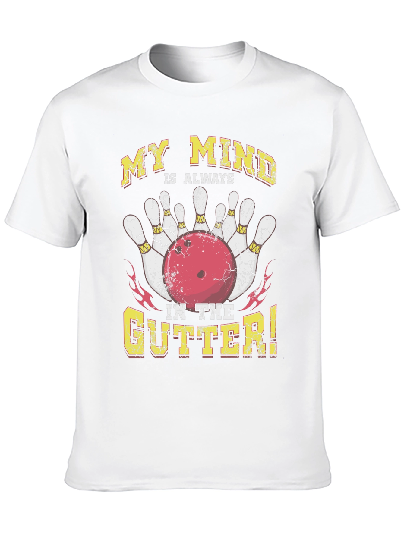 Bowling Mind in the Gutter Graphic Tee