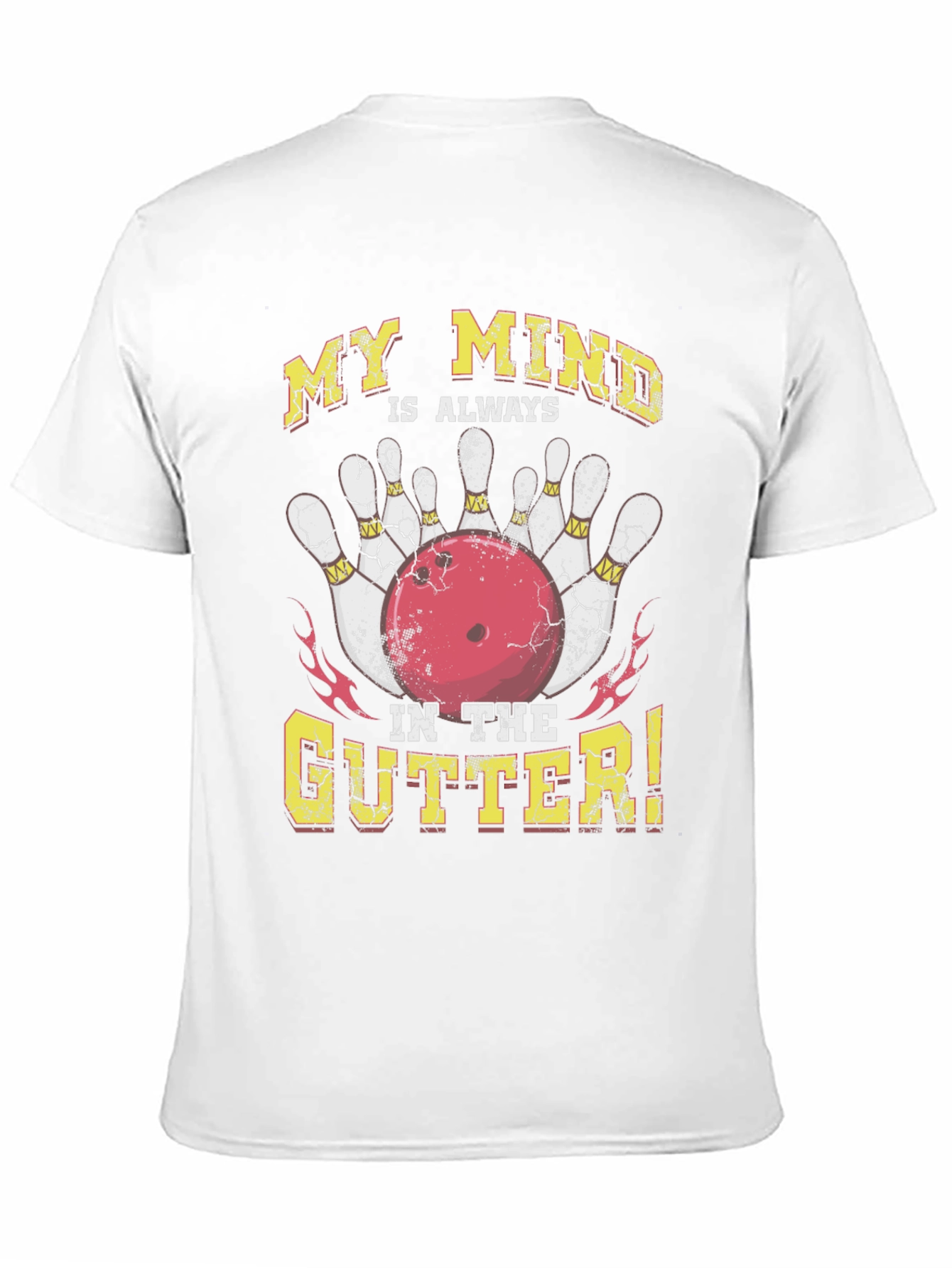 Bowling Mind in the Gutter Graphic Tee